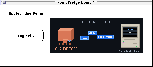 Remote-controlling Symantec Visual Architect: a TCL application with live animation, built over the bridge