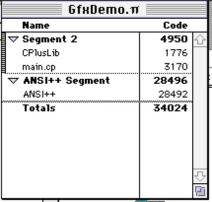 The project window after removing MacTraps: Segment 2 down to 4950, totals 34024